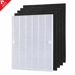 4x Air Purifier Carbon Pre Filter+1x Main Filter For Winix 115115 5300 5500 6300 - Picture 1 of 7