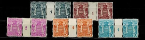 Monaco timbre n° 73, 74, 74A, 75 et 76 en paire milésimées Neuf ** / MNH - Picture 1 of 1