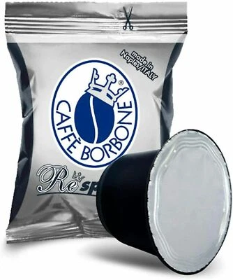400 Cialde Capsule Caffè Borbone Respresso Miscela Nera comp. Nespresso