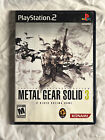 Metal Gear Solid 3 PlayStation 2 Essential Collection Incomplete No Manual