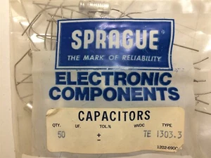 TE1303.3 TAPA SPRAGUE ALUMINIO 8UF 50V AXIAL TH 6 PIEZAS - Imagen 1 de 1