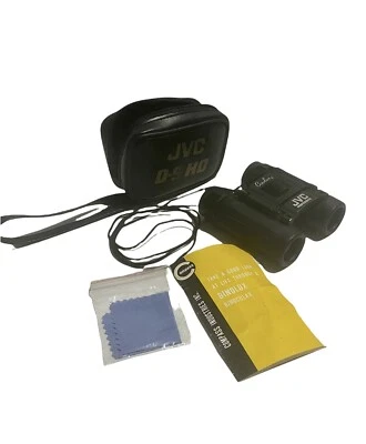 Binolux Folding Binoculars W/ A Case Cleaning Wipe And Booklet. JVC Professional - Image 1 of 4