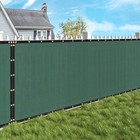 6×50ft Privacy Fence Screen Shade Cover Mesh Patio Garden Windscreen Outdoor