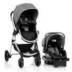 Evenflo Pivot Modular Stroller & ProSeries LiteMax Infant  Car Seat-Aspen Skies