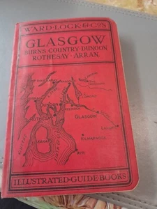 Hartgestütztes Buch Glasgow brennt Land-Dunoon Rothesay-Arran - Bild 1 von 10