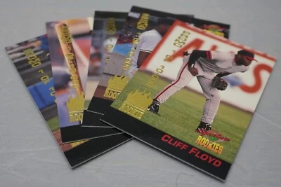1994 SIGNATURE ROOKIES CLIFF FLOYD 1/10000 COMPLETE 5 CARD SET - Image 1 of 4