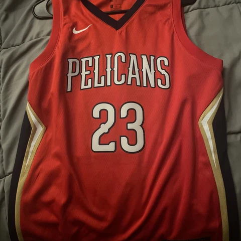 Nike Anthony Davis New Orleans Pelicans Youth L Statement NBA Swingman Jersey Cover