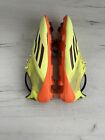 Buty piłkarskie adidas F50 Adizero FG żółte pomarańczowe profesjonalne knagi piłkarskie 