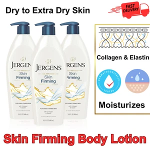 3X Jergens Oil-Infused Skin Firming 24-Hour Body Lotion, Collagen, 16.8 fl oz - Picture 1 of 8