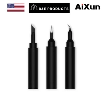 Aixun 936 Solder Iron 3 Tips i , is, k CURVE, POINT, KNIFE