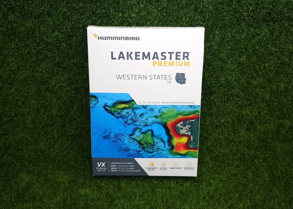 Humminbird LakeMaster VX Premium [Western States V1] APEX/SOLIX/HELIX 602009-1 - Image 1 of 4