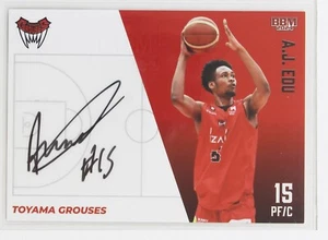 Tarjeta de autógrafo intercambiable de baloncesto A. J. Edu 02 - 2024 B.LEAGUE 1a mitad - Imagen 1 de 3