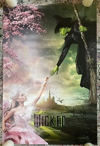 NEW Authentic WICKED DS 27"X40" Movie Theater POSTER Original Wizard of Oz USA - Picture 1 of 6