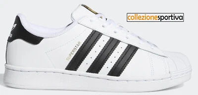 SCARPE BAMBINO/BAMBINA ADIDAS SUPERSTAR - FU7714 col.bianco/nero - Immagine 1 di 4