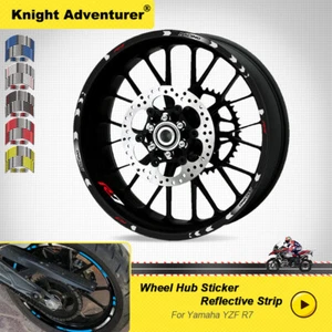 For Yamaha YZF R7 Motorcycle Rim Wheel Reflective Decal Sticker Graphic Kit - Picture 1 of 14