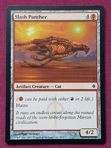 Magic The Gathering NEW PHYREXIA SLASH PANTHER artifact card MTG - Imagen 1 de 2