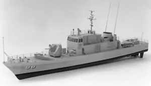Dumas U.S.S. Crockett 51 pulgadas bote de madera kit - Imagen 1 de 3