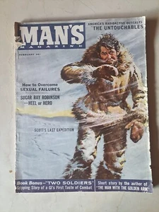 REVISTA DE HOMBRE VINTAGE FEBRERO 1958 - Imagen 1 de 6