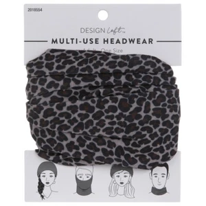 Design Loft BROWN LEOPARD Multi-Use Headwear - 1pc - Picture 1 of 1