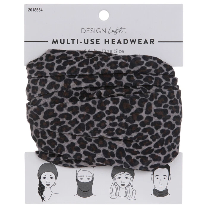 Headwear Design Loft LEOPARDO MARROM Multiuso - 1 peça - Imagem 1 de 1