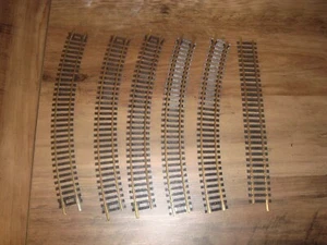 Model Train Atlas Brand HO Scale Five 18R SNAP TRACK & One Straight - Picture 1 of 2