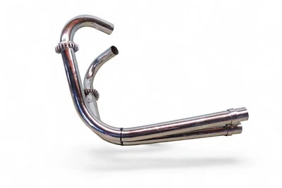 1966 Triumph Tiger TR6 R Bonneville 650 T120R TR6R *2855 TT style exhaust  - Image 1 of 4