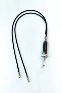 AGC Prontor Doppelauslöser Trigger Wired Remote Long IN Black Silver - Picture 1 of 8