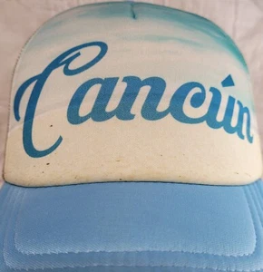 Banana Bay Cancun Truckers Snapback Hat Baseball Cap mesh and foam Vintage VTG - Picture 1 of 10