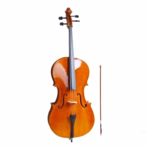 Bolsa de madera para violonchelo arco colofonia puente natural 4/4 - Imagen 1 de 21