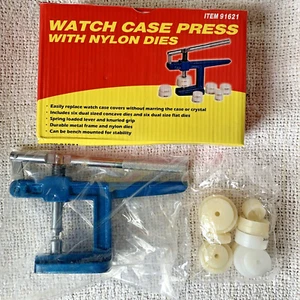 Uhrengehäusepresse mit Nylonmatrizen, Armbanduhrenwerkzeug ART: 91621 - Bild 1 von 10