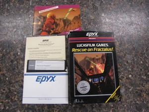 LUCASFILM Games Rescue On Fractalus Epyx Computer Tandy Videospiel 26-3299 -HE15 - Bild 1 von 6