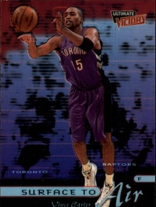 1999-00 Ultimate Victory Surface to Air #SA1 Vince Carter Toronto Raptors - Picture 1 of 2