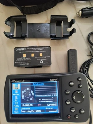 Garmin GPSMAP 496 4 inch Aviation GPS Receiver - Black - Image 1 of 3