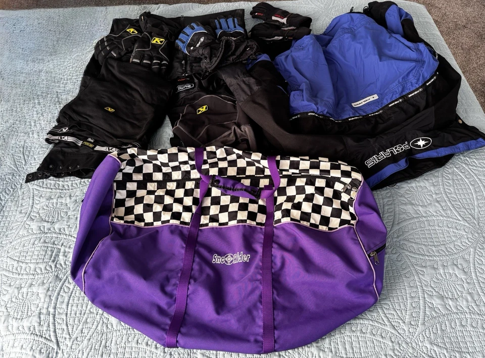 Equipo de moto de nieve + bolsa Go Foto 1 de 4