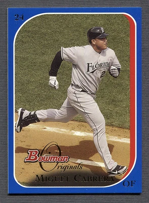 Bowman Originals 2006 azul #28 Miguel Cabrera/249 Foto 1 de 2