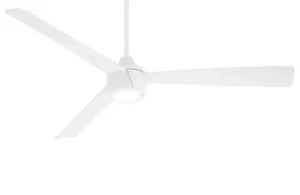 MinkaAire Skinnie 56 in. LED Indoor/Outdoor Flat White Ceiling Fan (INCOMPLETE) - Picture 1 of 3