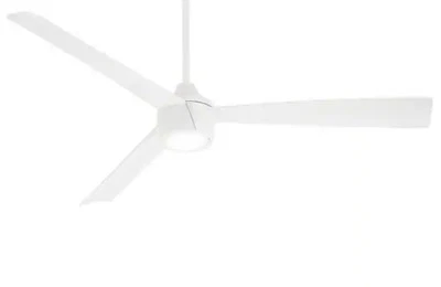 Minka Aire Skinnie 56 in. LED Indoor/Outdoor Flat White Ceiling Fan (INCOMPLETE) - Image 1 of 3