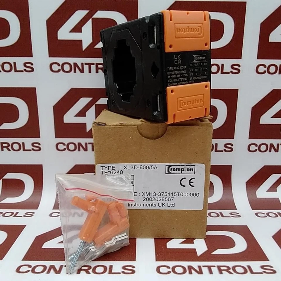 XL3D-800/5A | Crompton | Transformer, 800A, 50/60Hz, 10VA, Sealed (NSS) - image 1 of 1