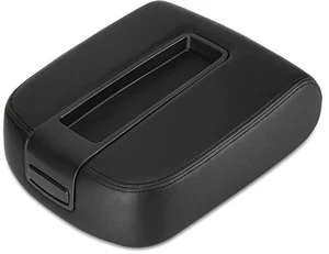 Black Center Console Armrest Lid Assembly - 2007-2014 Chevy GMC Silverado Sierra - Foto 1 di 10