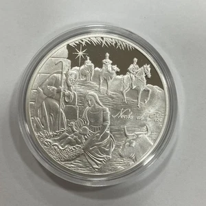 MEXICO. ONZA DE PLATA " NOCHE DE PAZ " PESO 31,10 GR - Picture 1 of 2