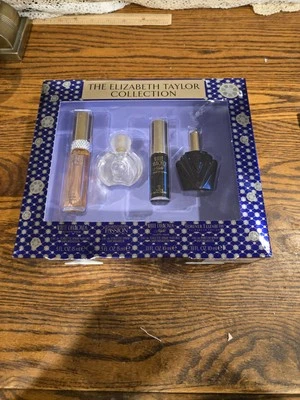 THE ELIZABETH TAYLOR  4 Pc PERFUME COLLECTION New In Box Passion, White Diamond  - Image 1 of 4