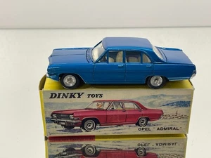 DINKY TOYS FRANCE 513 OPEL ADMIRAL -BLUE MET. 1:43- VERY GOOD IN BOX - 81 - Picture 1 of 10