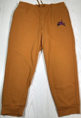 Nike Jordan Jumpman Fleece Joggers Pants 3XL Brown BV6008-710 Basketball New - Image 1 of 4