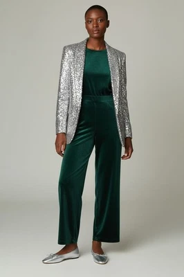 Zapatos planos de ballet plateados con lazo Zara para mujer US7.5 EU 38 Foto 1 de 4