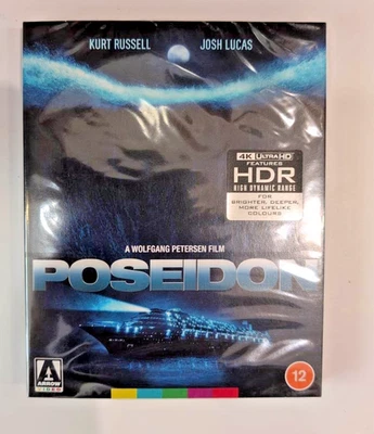 4K UHD BLU-RAY POSEIDON  with ltd edition booklet   ARROW FILMS NEW SEALED STOCK - Image 1 of 2