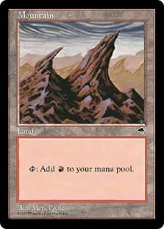 Mountain (Right) Tempest Light Play LP MTG Magic DNA GAMES - Image 1 of 1