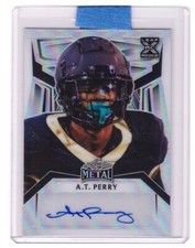 2023 Leaf Metal A.T. Perry RC Auto Autograph Prizm Saints Card #D 5/7 !!!
