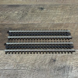 Pair of Atlas O Gauge 6050 10 inch Straight Track-With Joiners - Picture 1 of 3