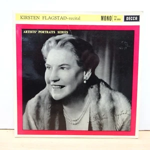 BR 3059 VARIOUS Artists' Portraits Series KIRSTEN FLAGSTADT DECCA MONO 10"LP EX+ - Picture 1 of 5