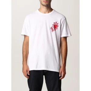 T-shirt uomo Alexander McQueen stampa cuore originale nuova originale taglia S B164 - Foto 1 di 8